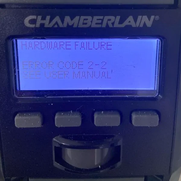 Garage door keypad quick